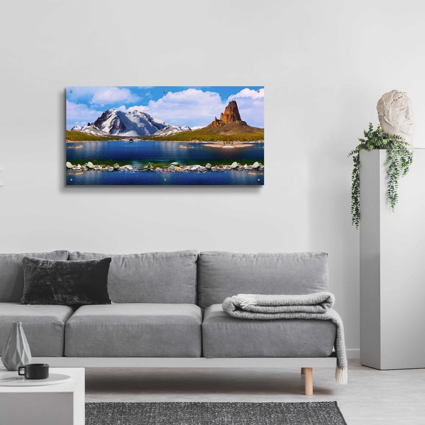 Epic Art 'Nature Collection 11' by Ata Alishahi, Acrylic Glass Wall Art,48x24