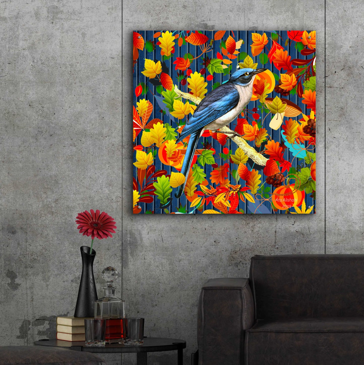 Epic Art 'Beauty Of Fall' by Ata Alishahi, Acrylic Glass Wall Art,36x36