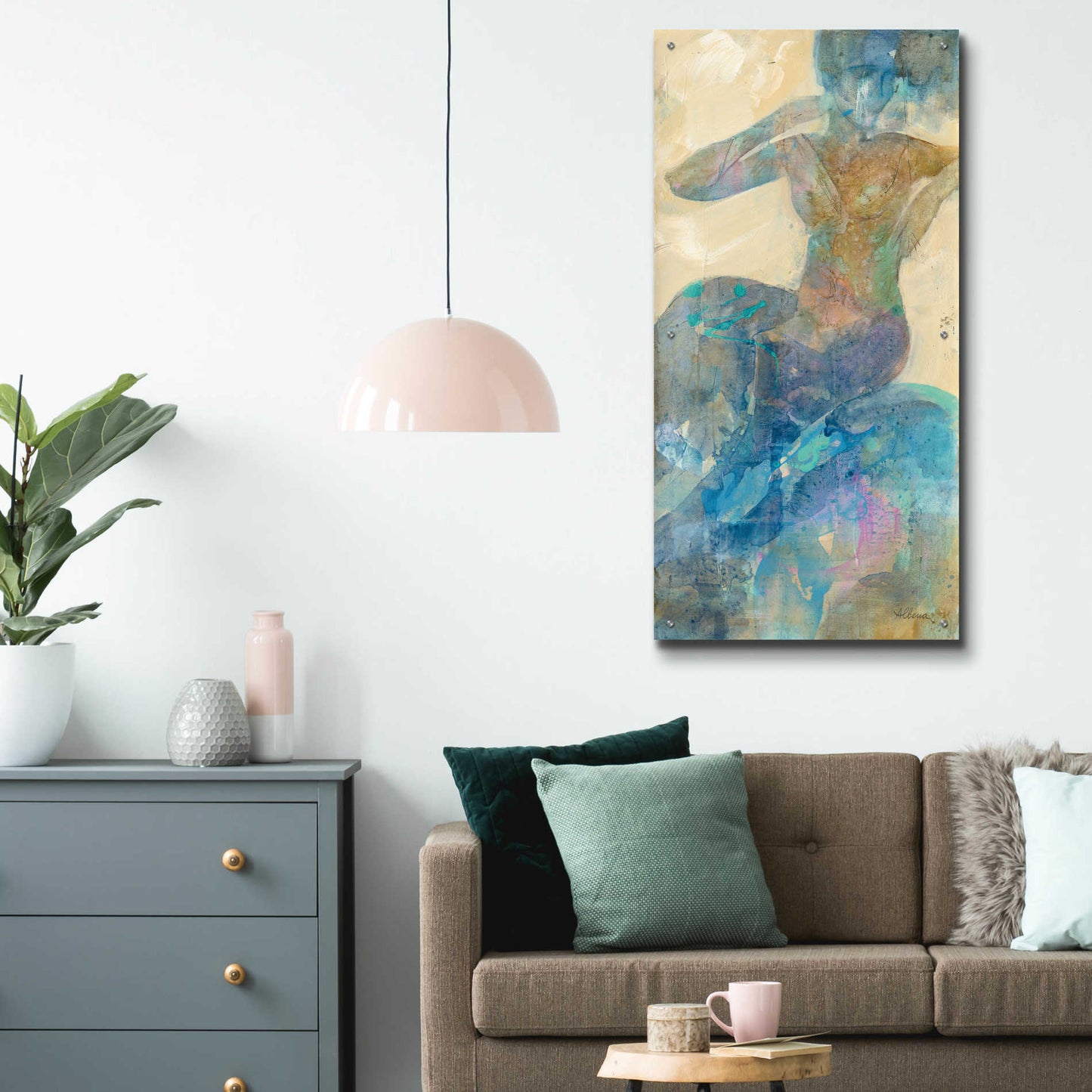 Epic Art 'Reflection I' by Albena Hristova, Acrylic Glass Wall Art,24x48