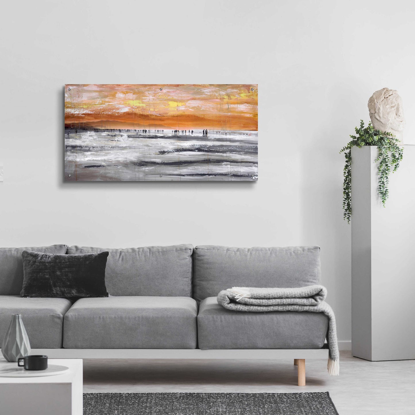 Epic Art 'Beach II' by Summer,48x24