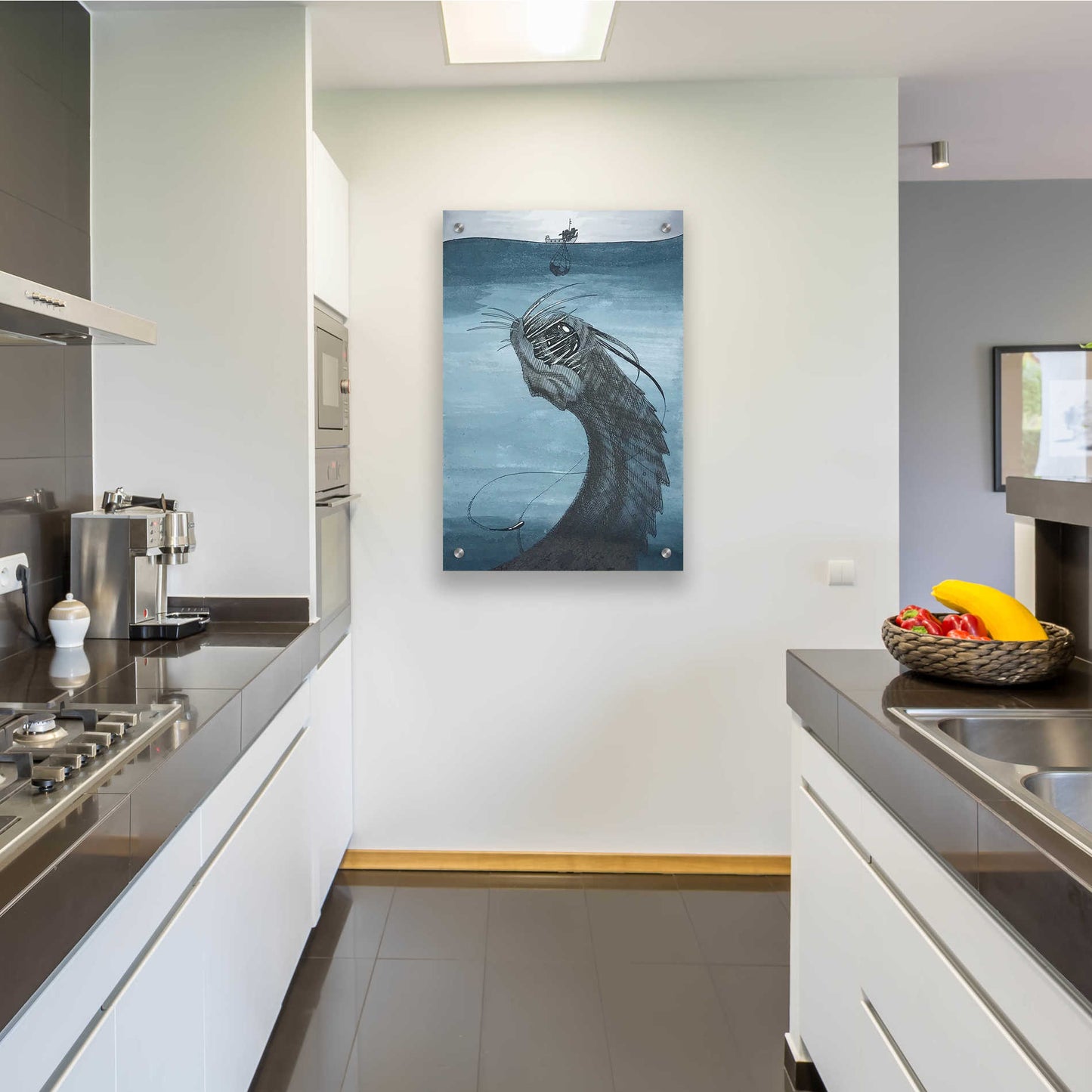 Epic Art 'Bait' by Avery Multer, Acrylic Glass Wall Art,24x36