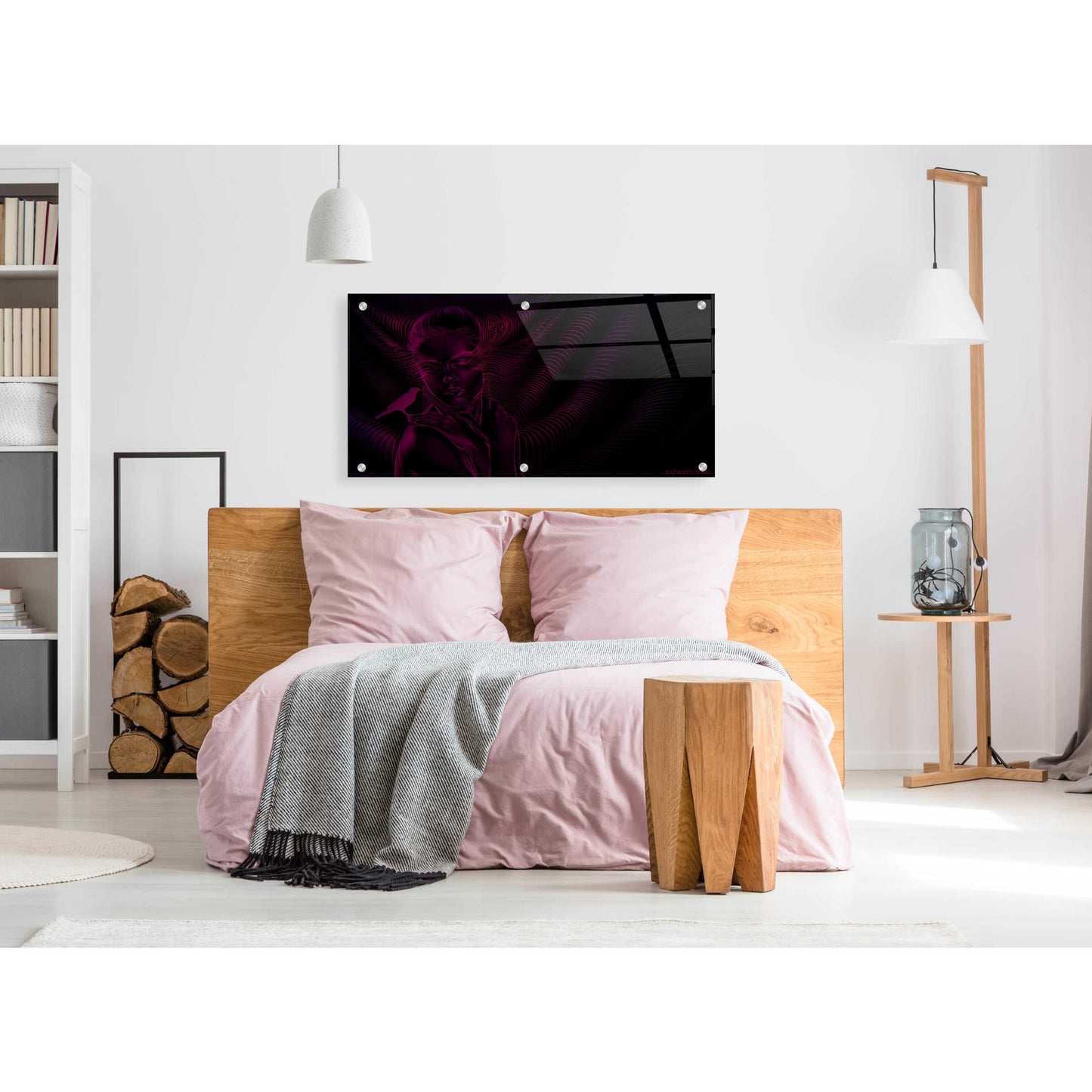 Epic Art 'Kusama Crypto' by Katalina, Acrylic Glass Wall Art,48x24