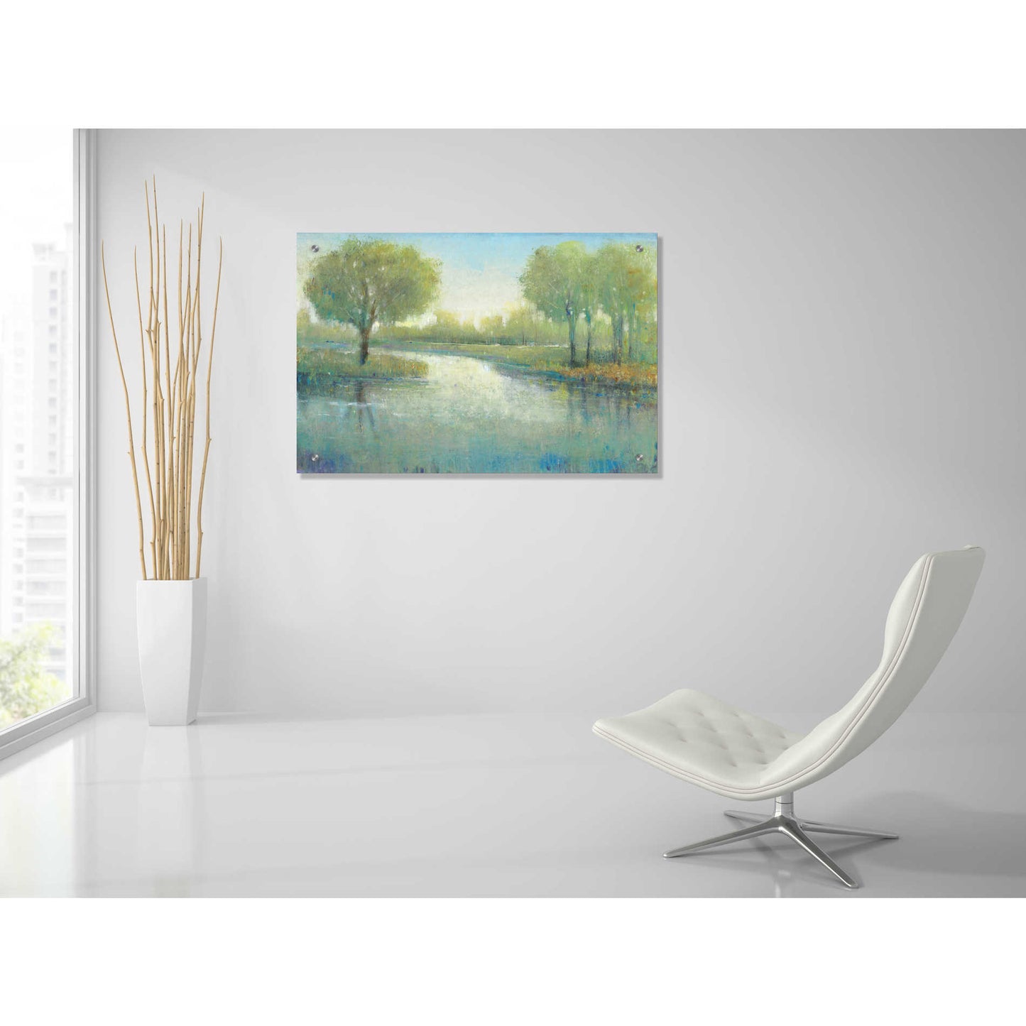 Epic Art 'Winding River II' by Tim O'Toole, Acrylic Glass Wall Art,36x24