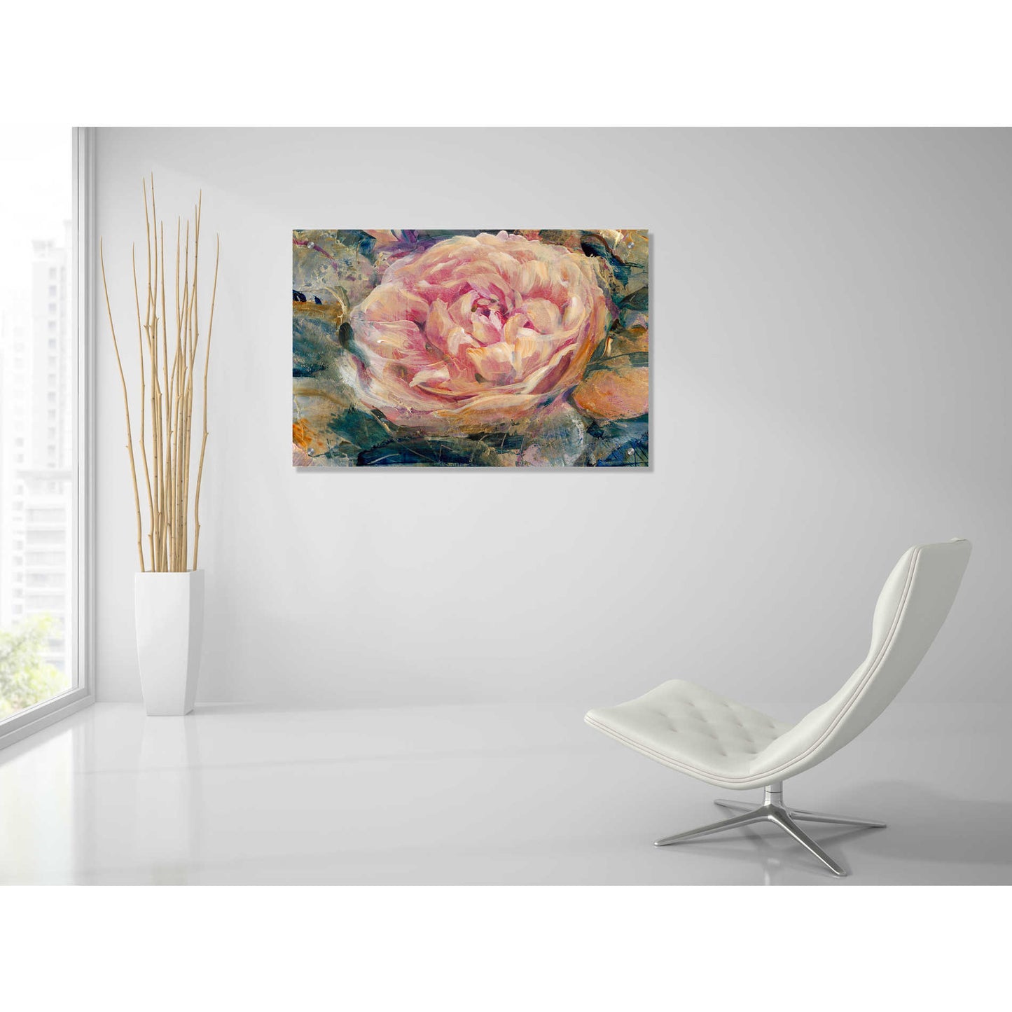 Epic Art 'Floral in Bloom IV' by Tim O'Toole, Acrylic Glass Wall Art,36x24