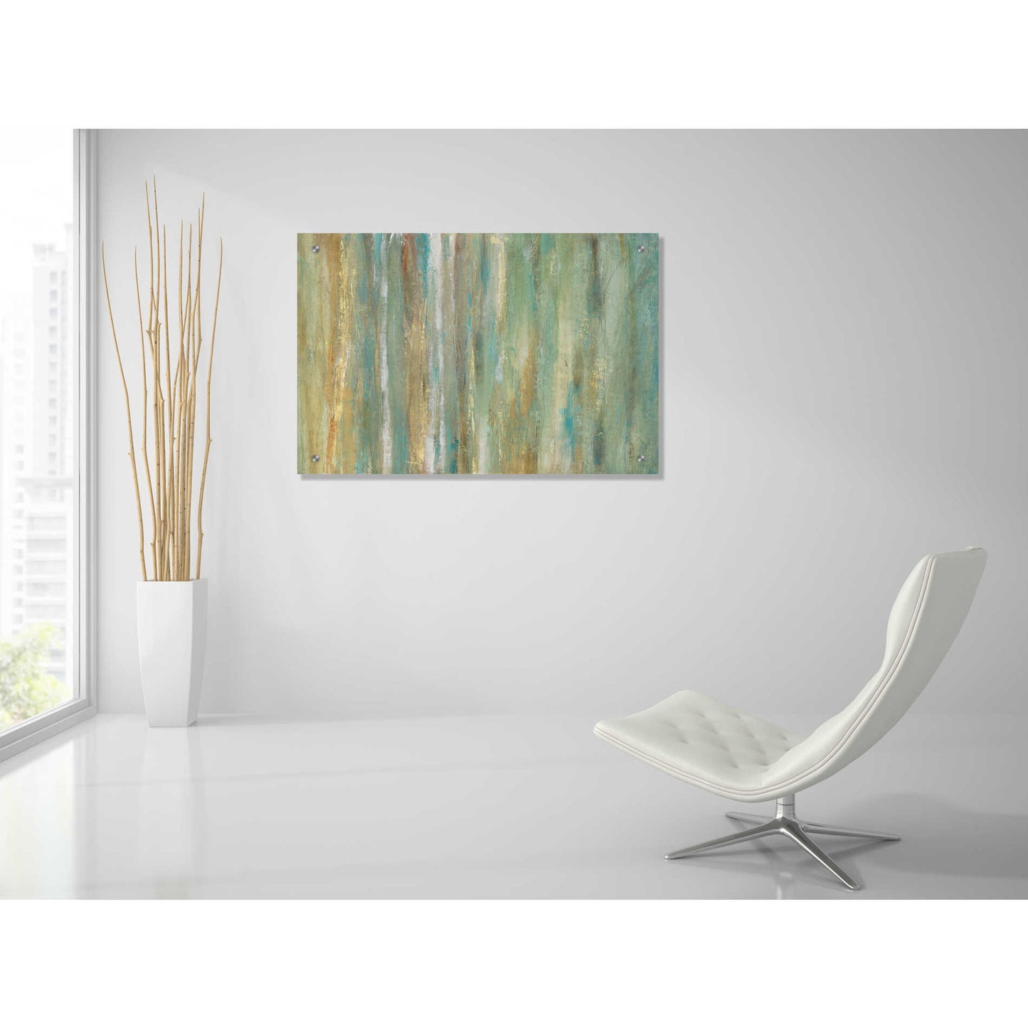 Epic Art 'Vertical Flow II' by Tim O'Toole, Acrylic Glass Wall Art,36x24