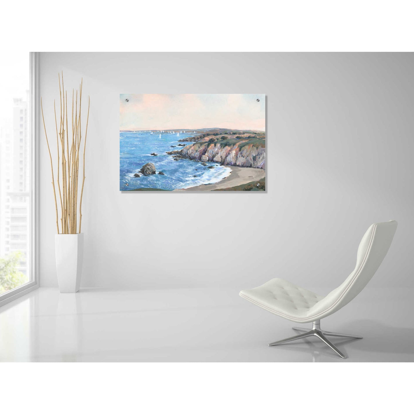 Epic Art 'Ocean Bay II' by Tim O'Toole, Acrylic Glass Wall Art,36x24