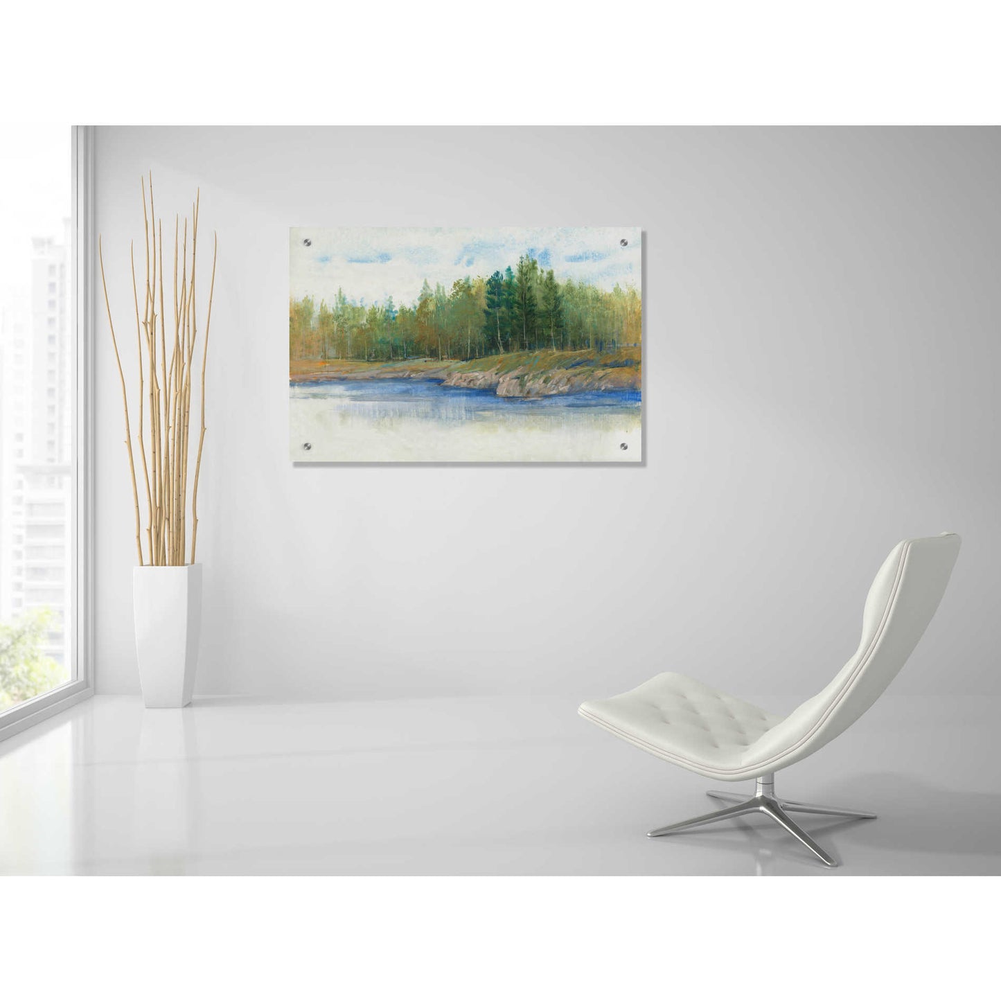 Epic Art 'From the Banks II' by Tim O'Toole, Acrylic Glass Wall Art,36x24