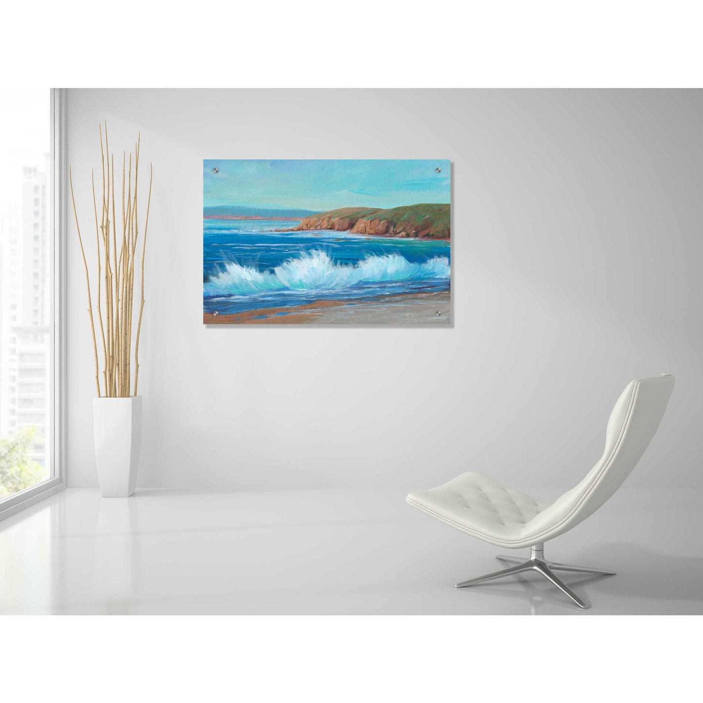 Epic Art 'Rocky Coastline II' by Tim O'Toole, Acrylic Glass Wall Art,36x24