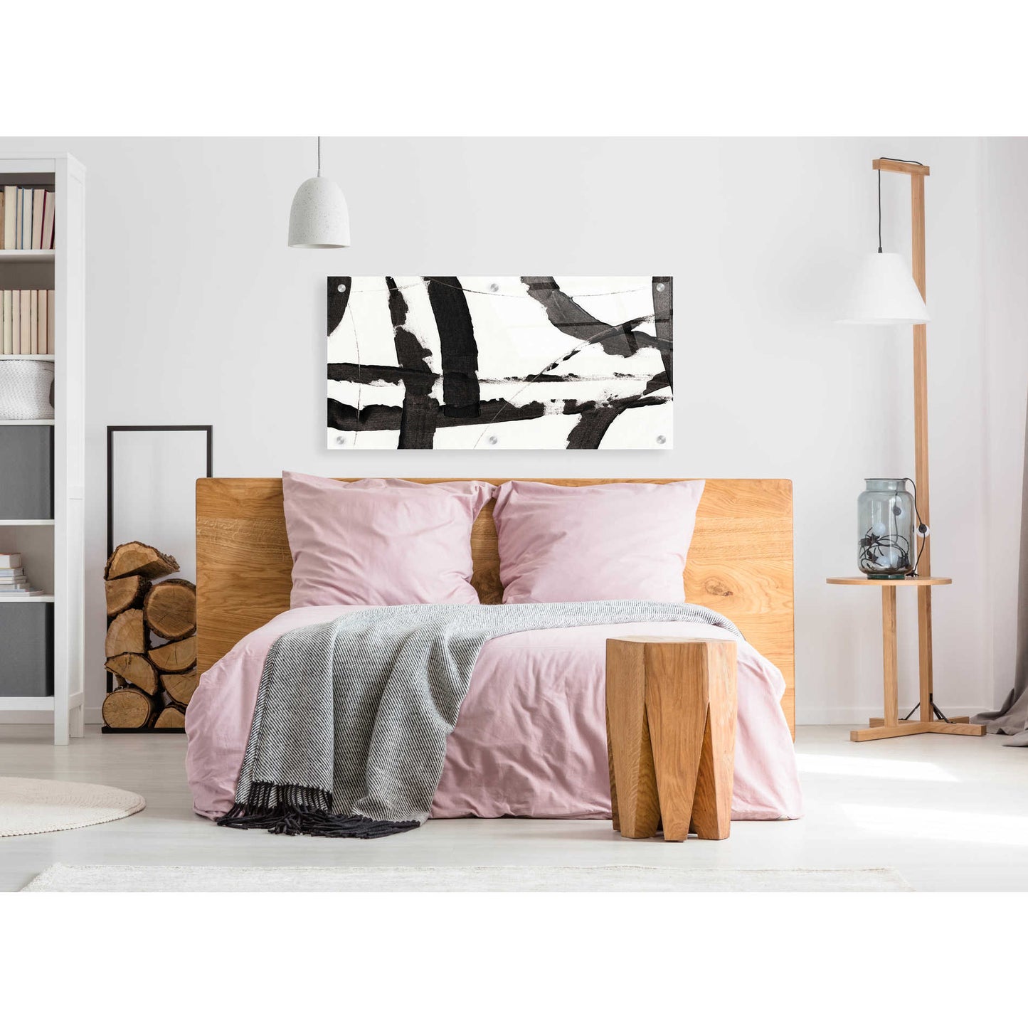 Epic Art 'Obsidian Harmony I' by Tim O'Toole, Acrylic Glass Wall Art,48x24