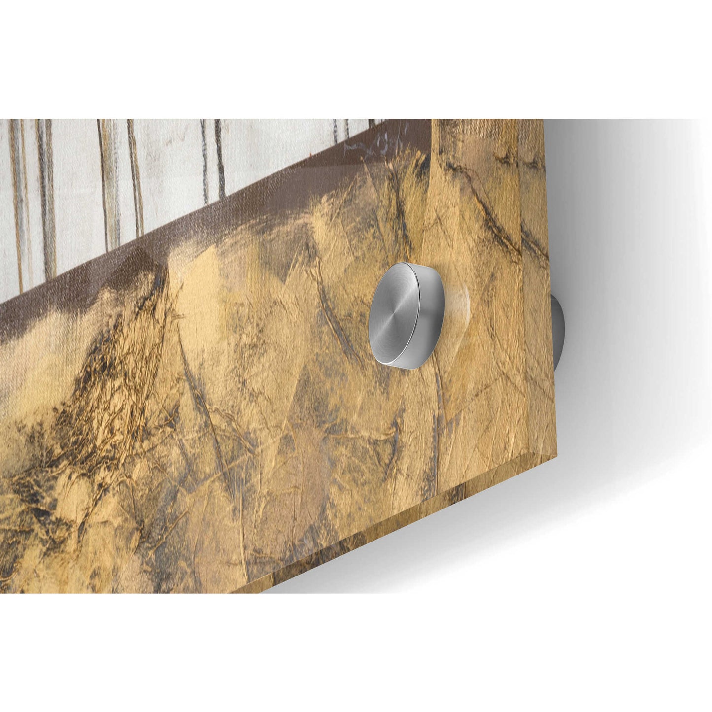 Epic Art 'Gilt Foliage' by Tim O'Toole, Acrylic Glass Wall Art,48x16