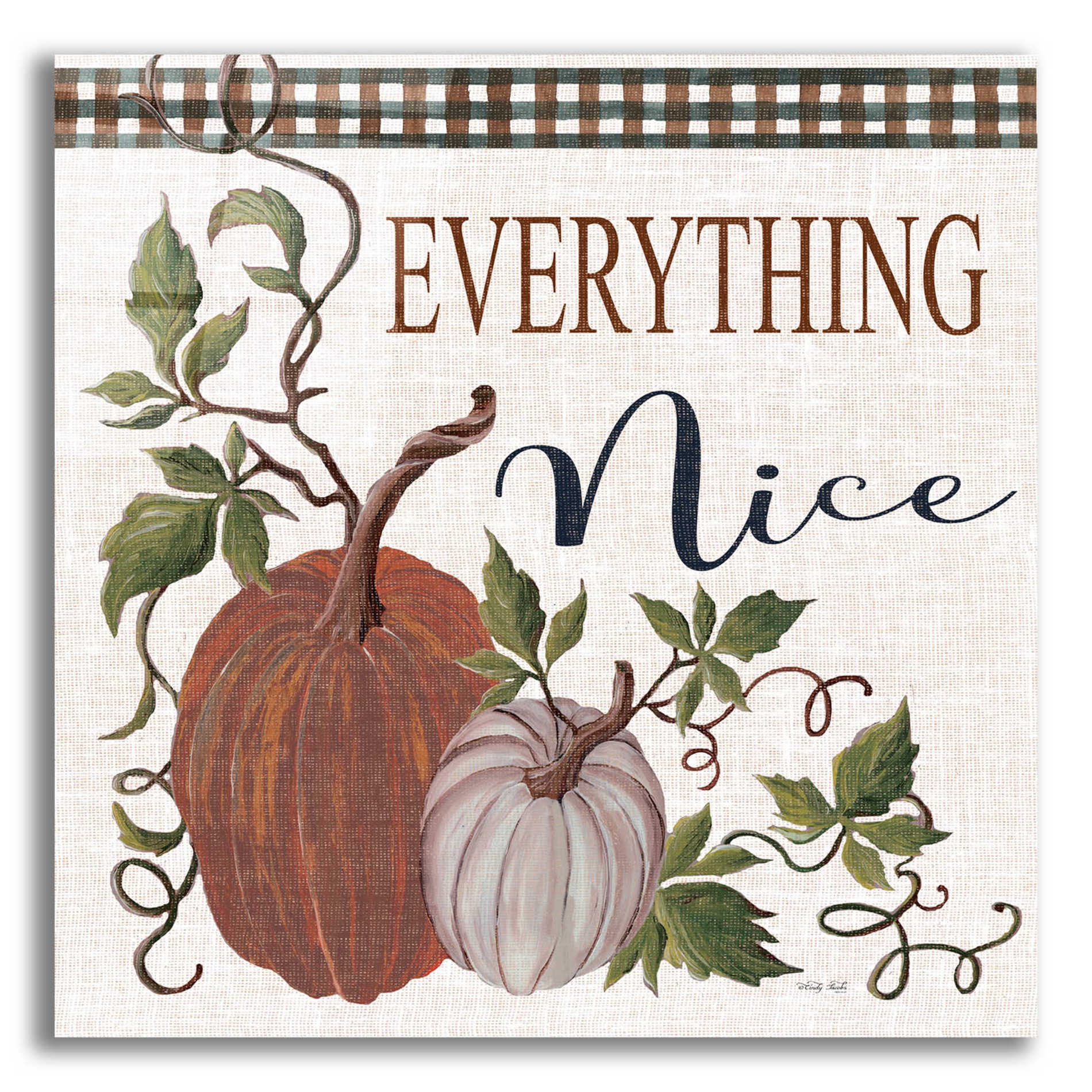 Epic Art 'Everything Nice' by Cindy Jacobs, Acrylic Glass Wall Art ...