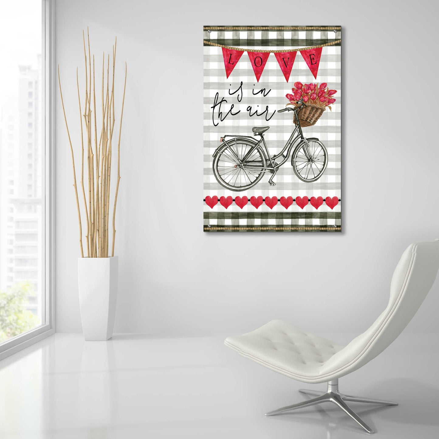 Epic Art 'Love is in the Air' by Cindy Jacobs, Acrylic Glass Wall Art,24x36