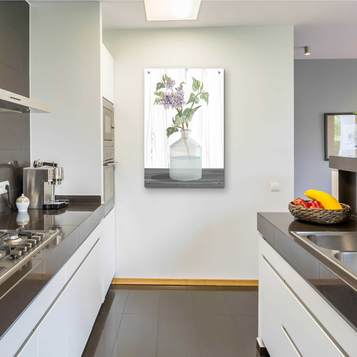 Epic Art 'Lilacs IV' by Cindy Jacobs, Acrylic Glass Wall Art,24x36
