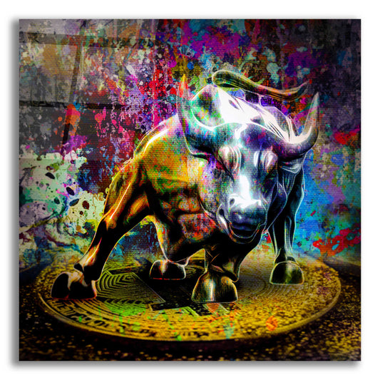 Epic Art 'Bitcoin Bull Market,' Acrylic Glass Wall Art