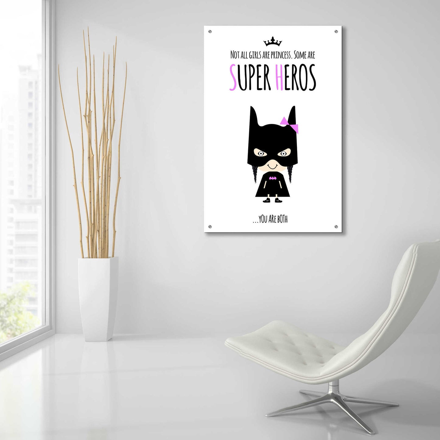 Epic Art 'Superhero Two' by Ayse, Acrylic Glass Wall Art,24x36