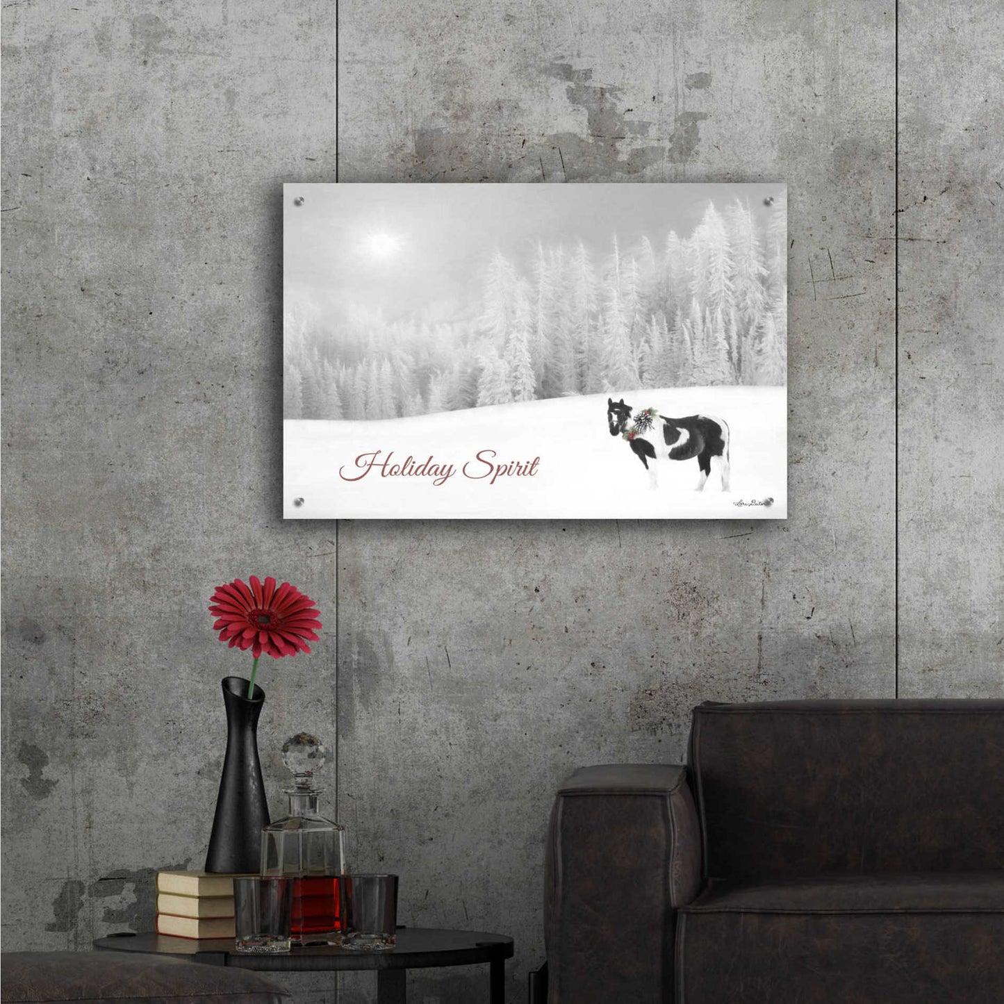 Epic Art 'Holiday Spirit' by Lori Deiter Acrylic Glass Wall Art,36x24