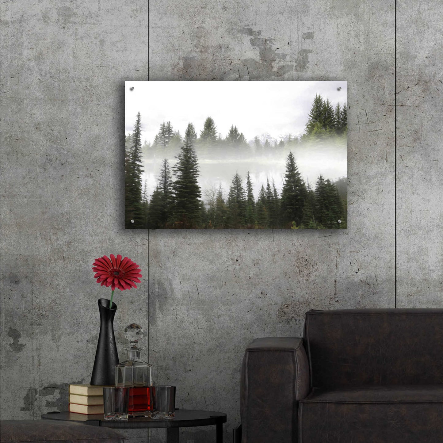 Epic Art 'Wyoming Landscape' by Lori Deiter Acrylic Glass Wall Art,36x24