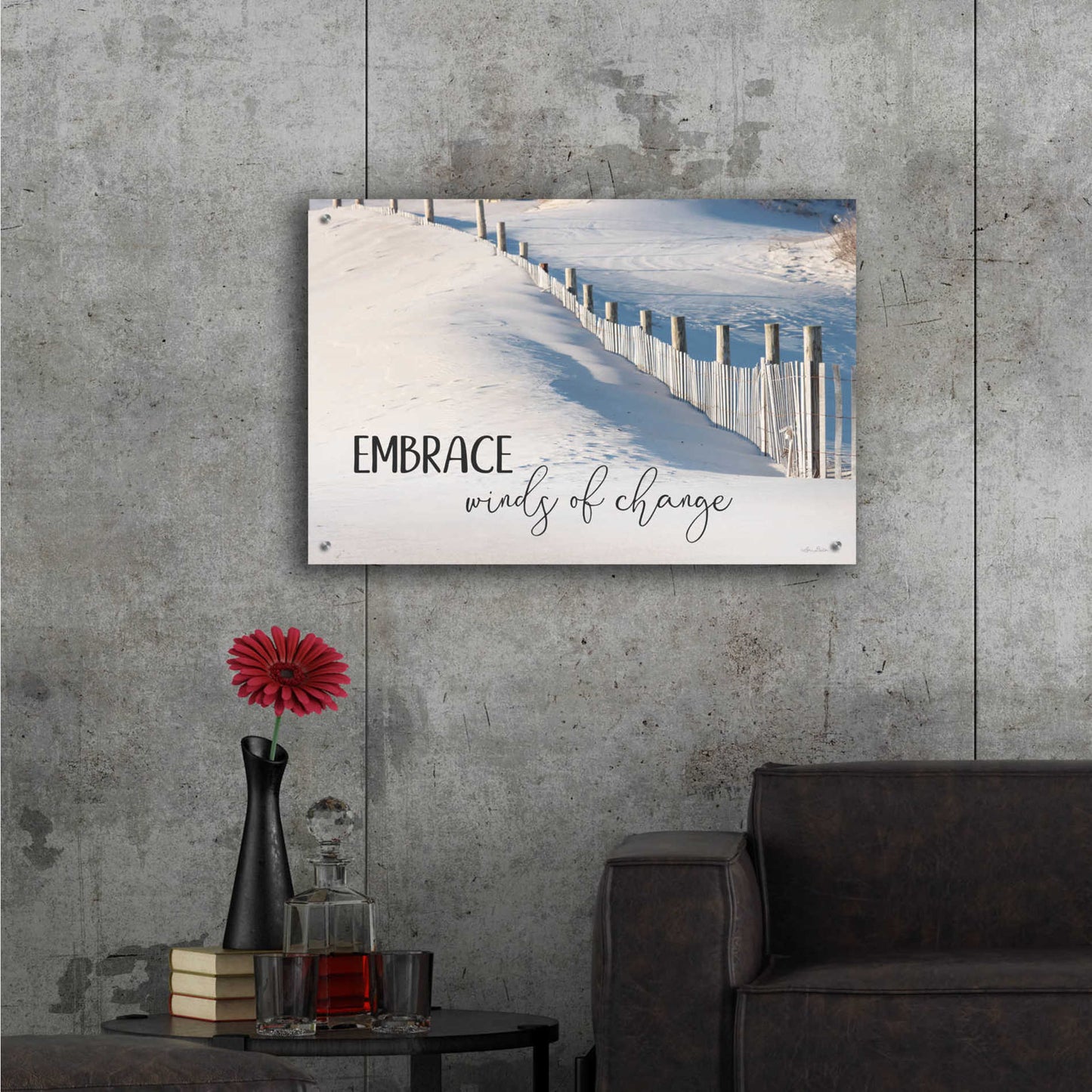 Epic Art 'Embrace Winds of Change' by Lori Deiter Acrylic Glass Wall Art,36x24