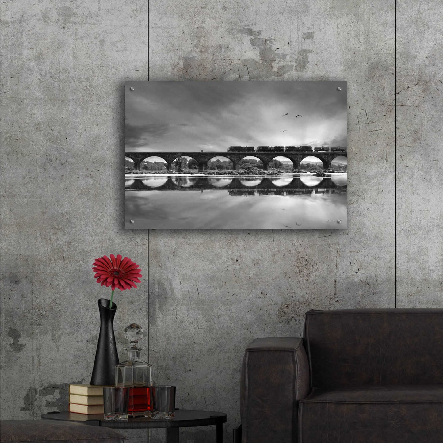 Epic Art 'All Aboard' by Lori Deiter Acrylic Glass Wall Art,36x24