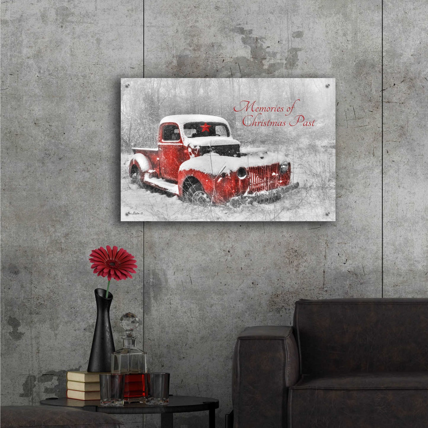 Epic Art 'Christmas Past' by Lori Deiter Acrylic Glass Wall Art,36x24