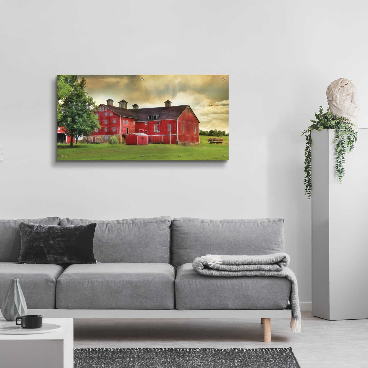 Epic Art 'Aging Gracefully' by Lori Deiter Acrylic Glass Wall Art,48x24