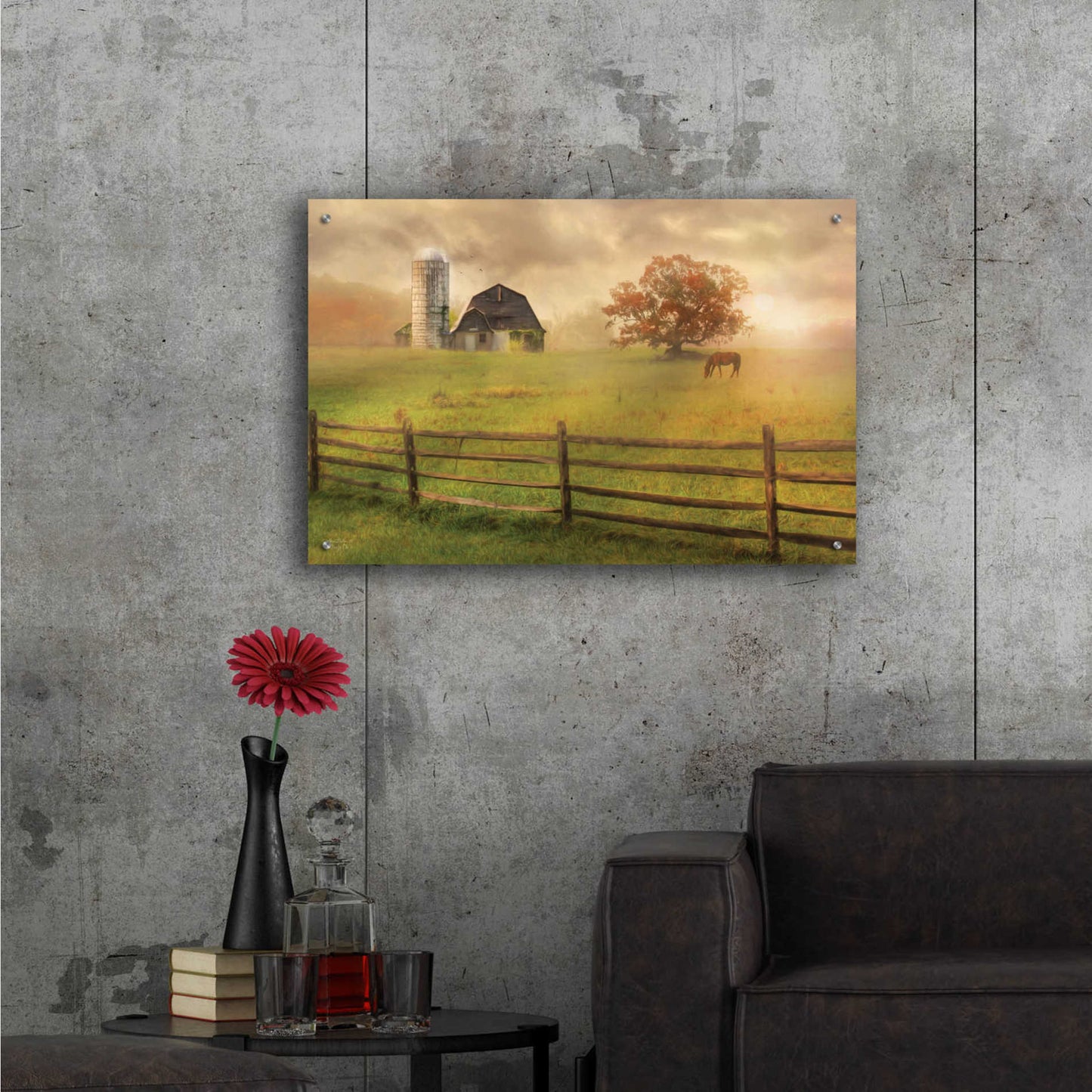 Epic Art 'Graze On' by Lori Deiter Acrylic Glass Wall Art,36x24