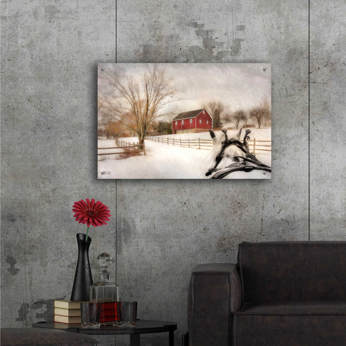Epic Art 'Almost Home' by Lori Deiter Acrylic Glass Wall Art,36x24
