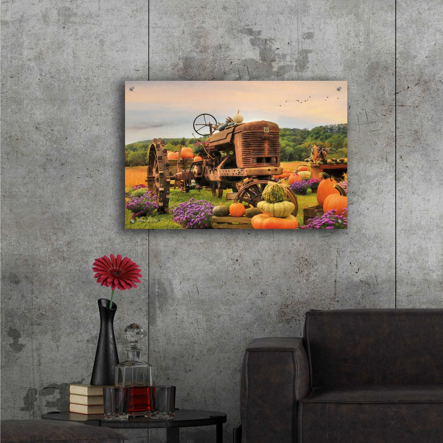 Epic Art 'The Harvester' by Lori Deiter Acrylic Glass Wall Art,36x24