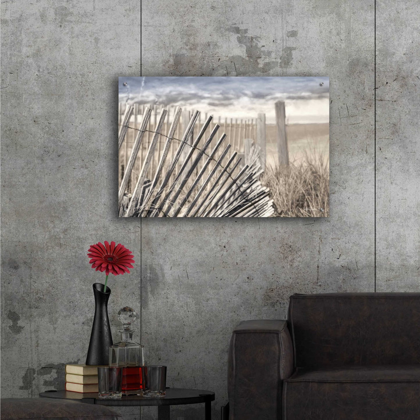 Epic Art 'On the Coastline' by Lori Deiter Acrylic Glass Wall Art,36x24