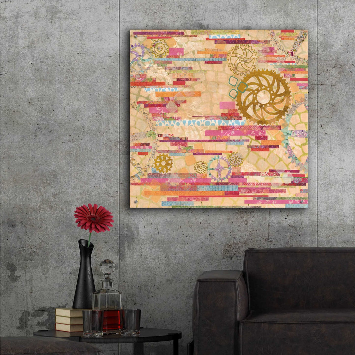 Epic Art 'EU Timetable I' by Kathy Ferguson, Acrylic Glass Wall Art,36x36