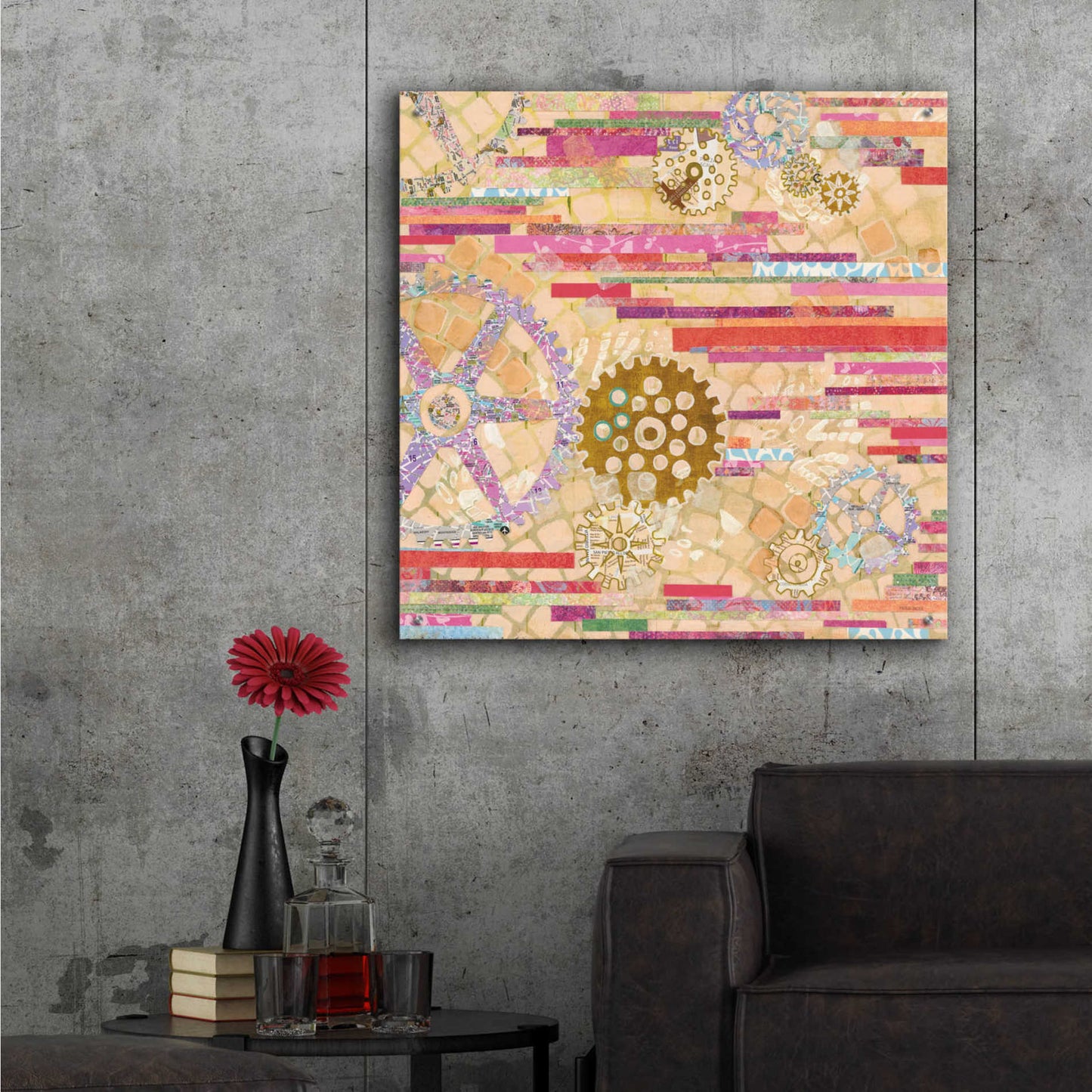 Epic Art 'EU Timetable II' by Kathy Ferguson, Acrylic Glass Wall Art,36x36