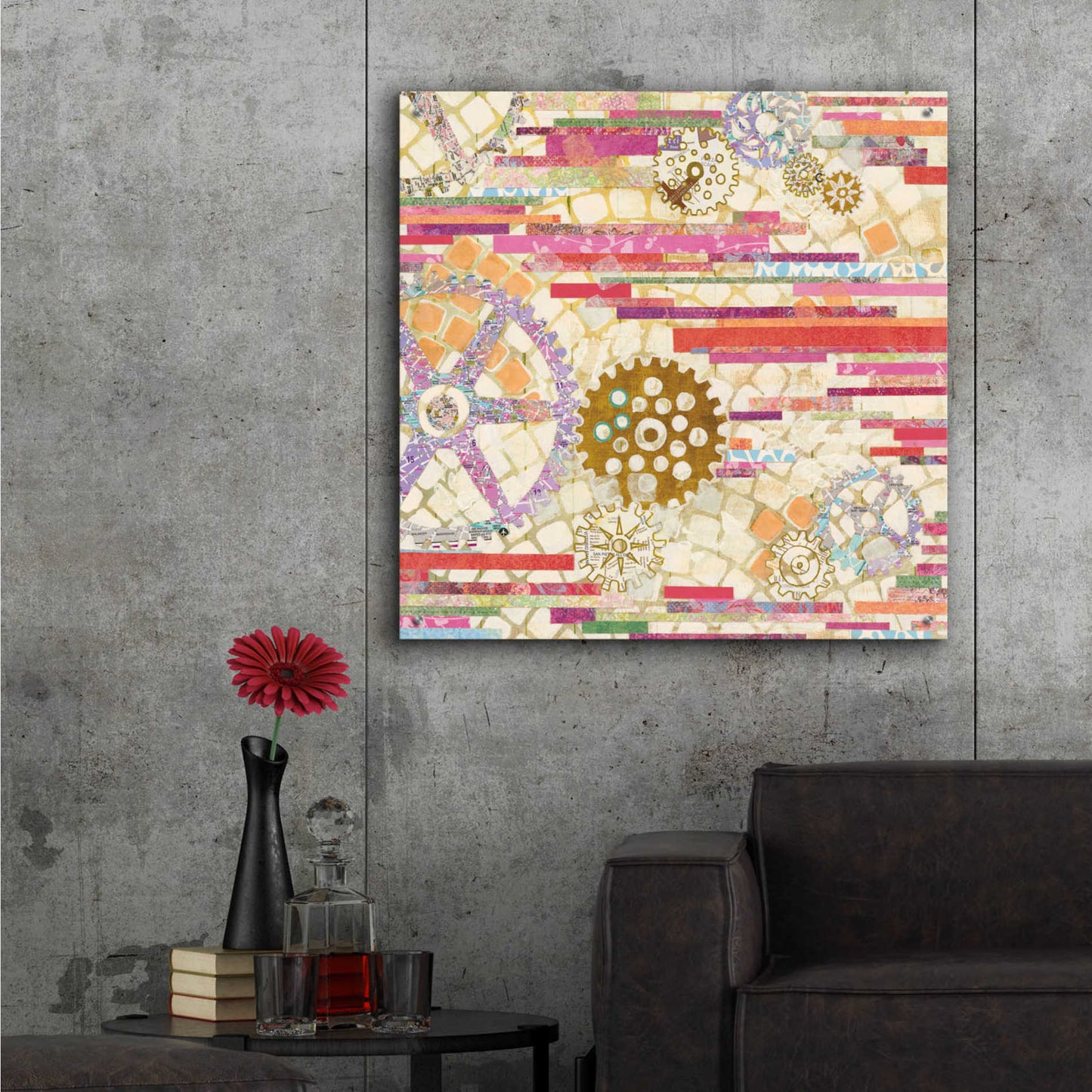 Epic Art 'EU Timetable II on White' by Kathy Ferguson, Acrylic Glass Wall Art,36x36