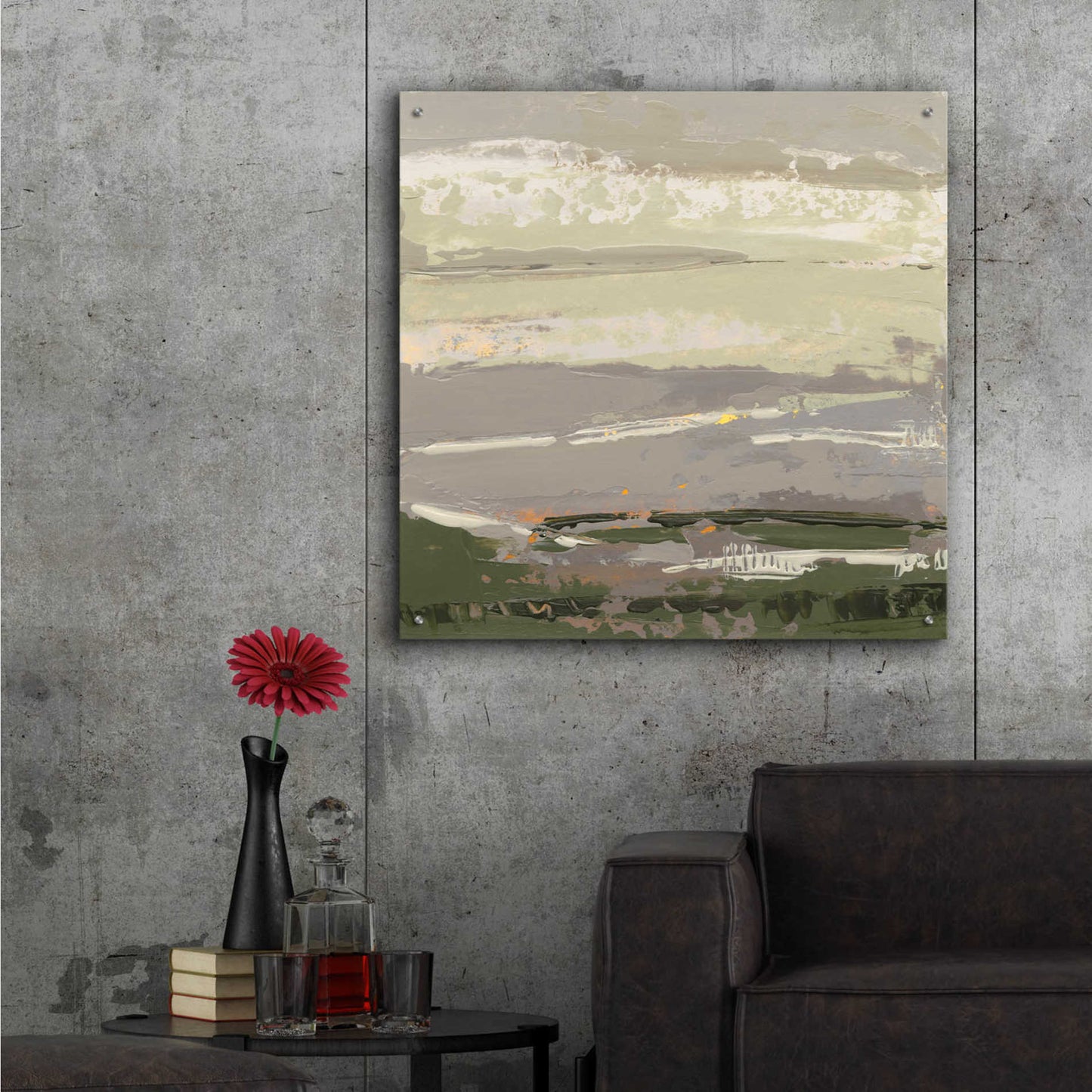 Epic Art 'Soft Day II' by Grainne Dowling, Acrylic Glass Wall Art,36x36