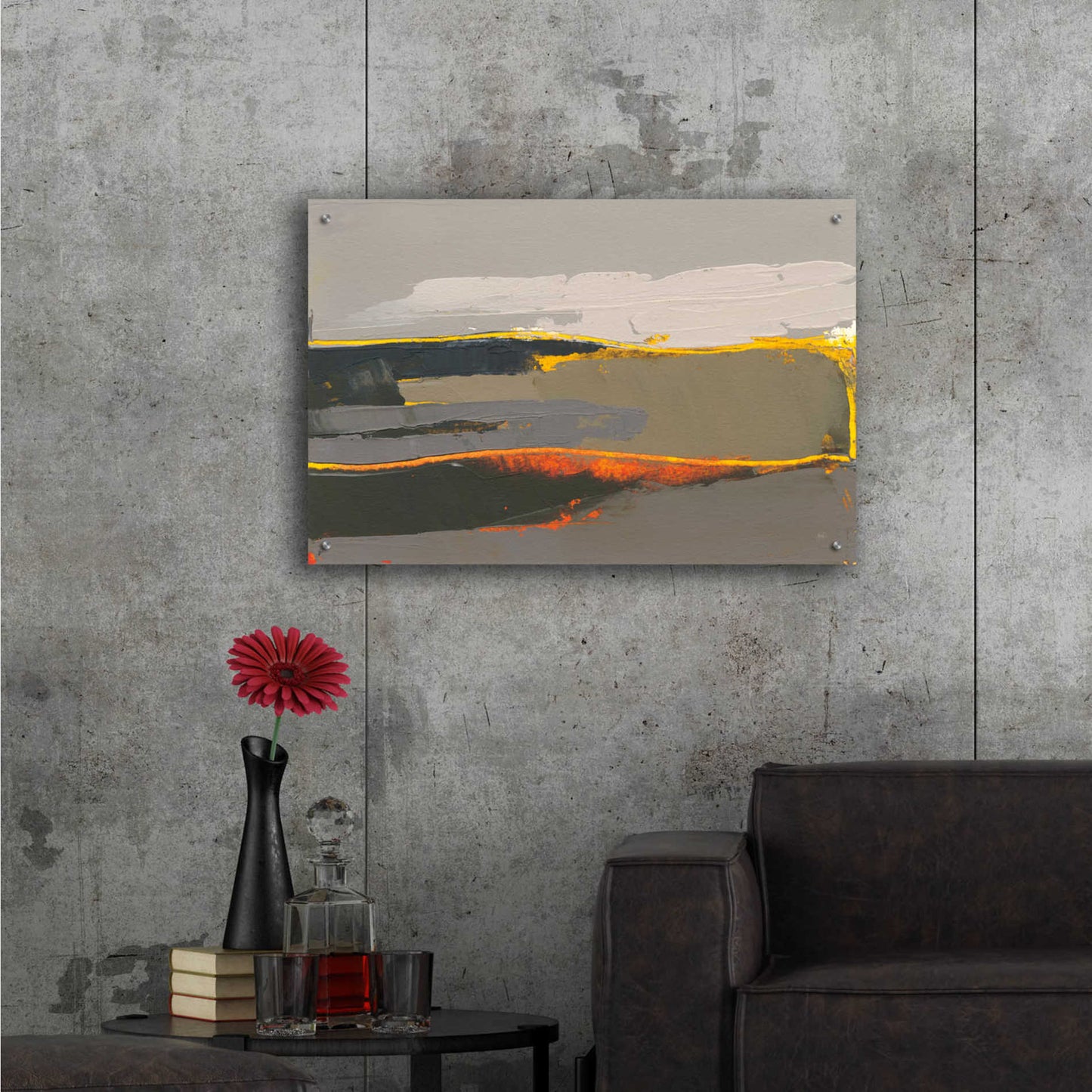 Epic Art 'Ceide Study IV' by Grainne Dowling, Acrylic Glass Wall Art,36x24