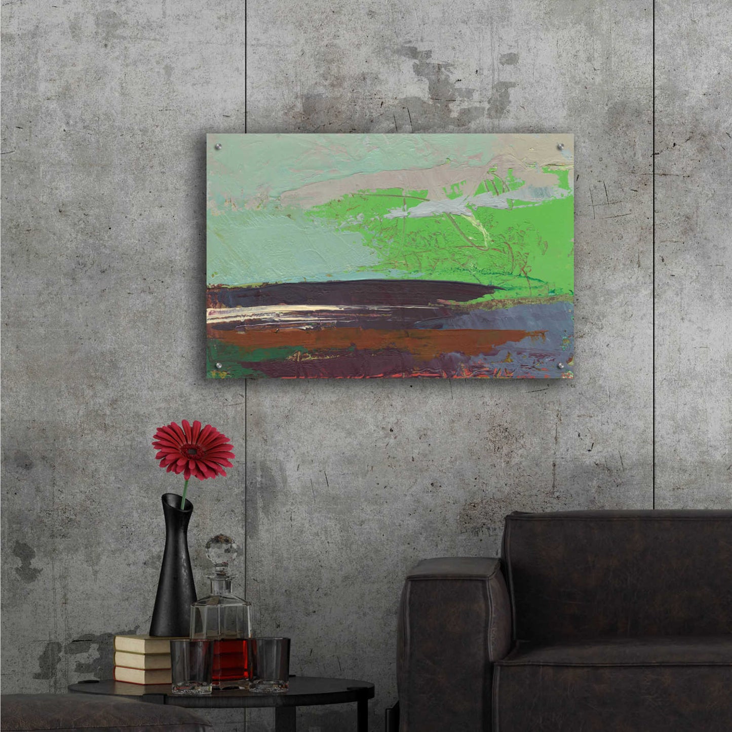 Epic Art 'Ceide Study XIII' by Grainne Dowling, Acrylic Glass Wall Art,36x24