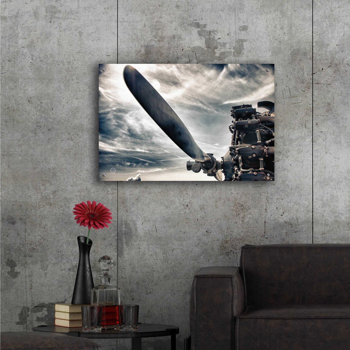 Epic Art 'Aero Maquina' by Nathan Larson, Acrylic Glass Wall Art,36x24