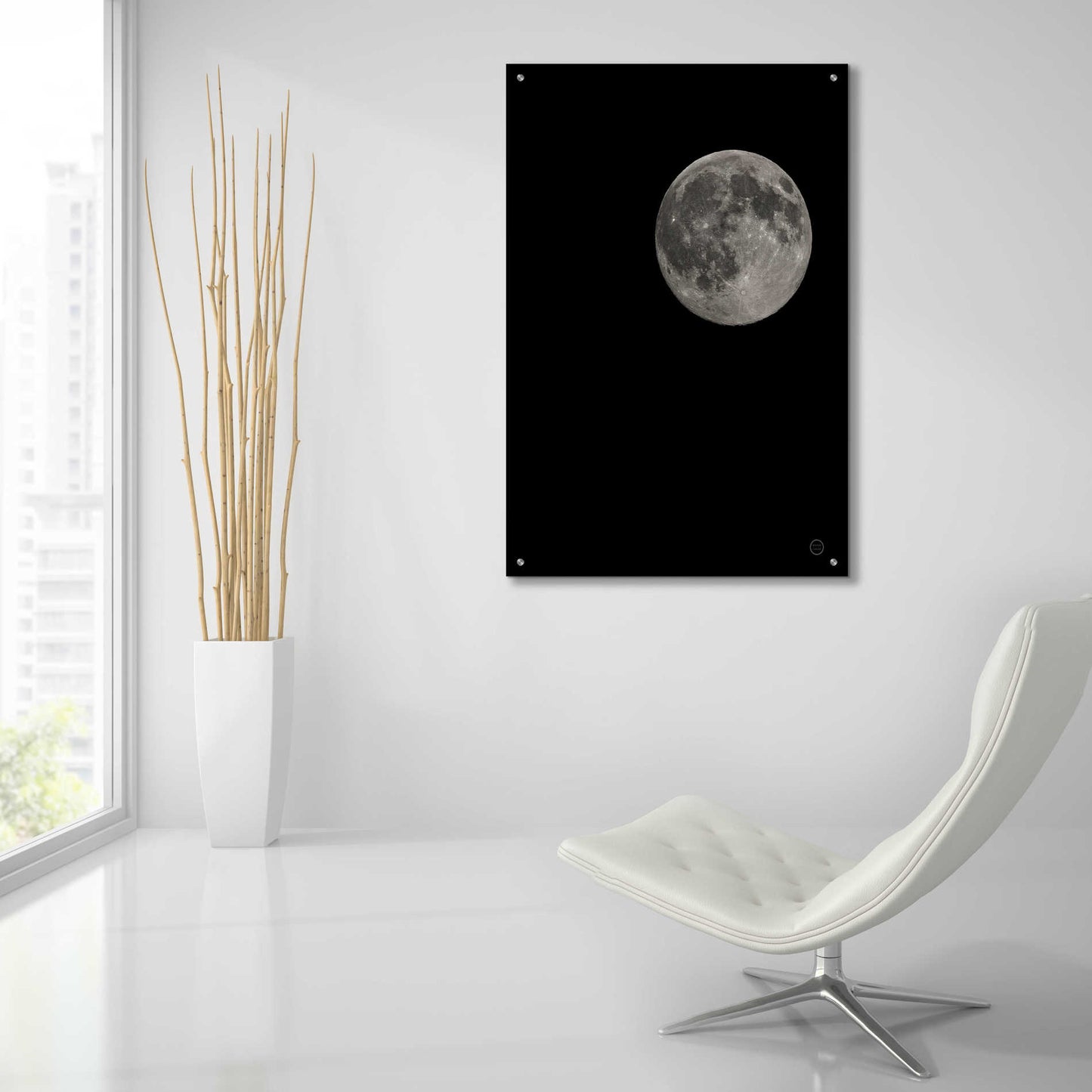 Epic Art 'Moon Detail I' by Nathan Larson, Acrylic Glass Wall Art,24x36