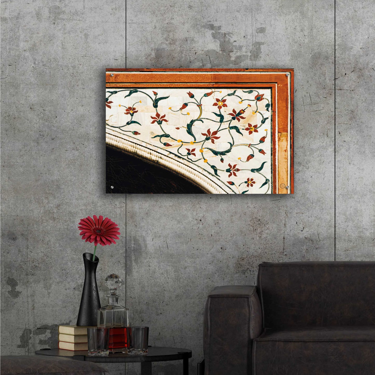 Epic Art 'Mosaic I' by Nathan Larson, Acrylic Glass Wall Art,36x24