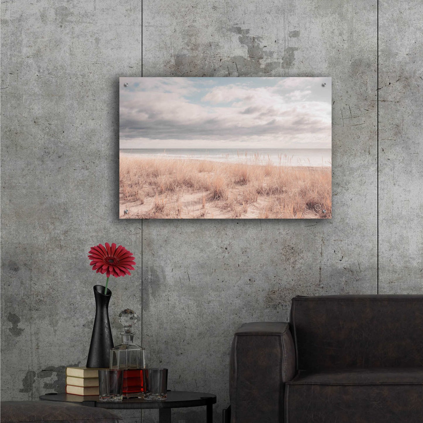 Epic Art 'Soft Oceans' by Nathan Larson, Acrylic Glass Wall Art,36x24