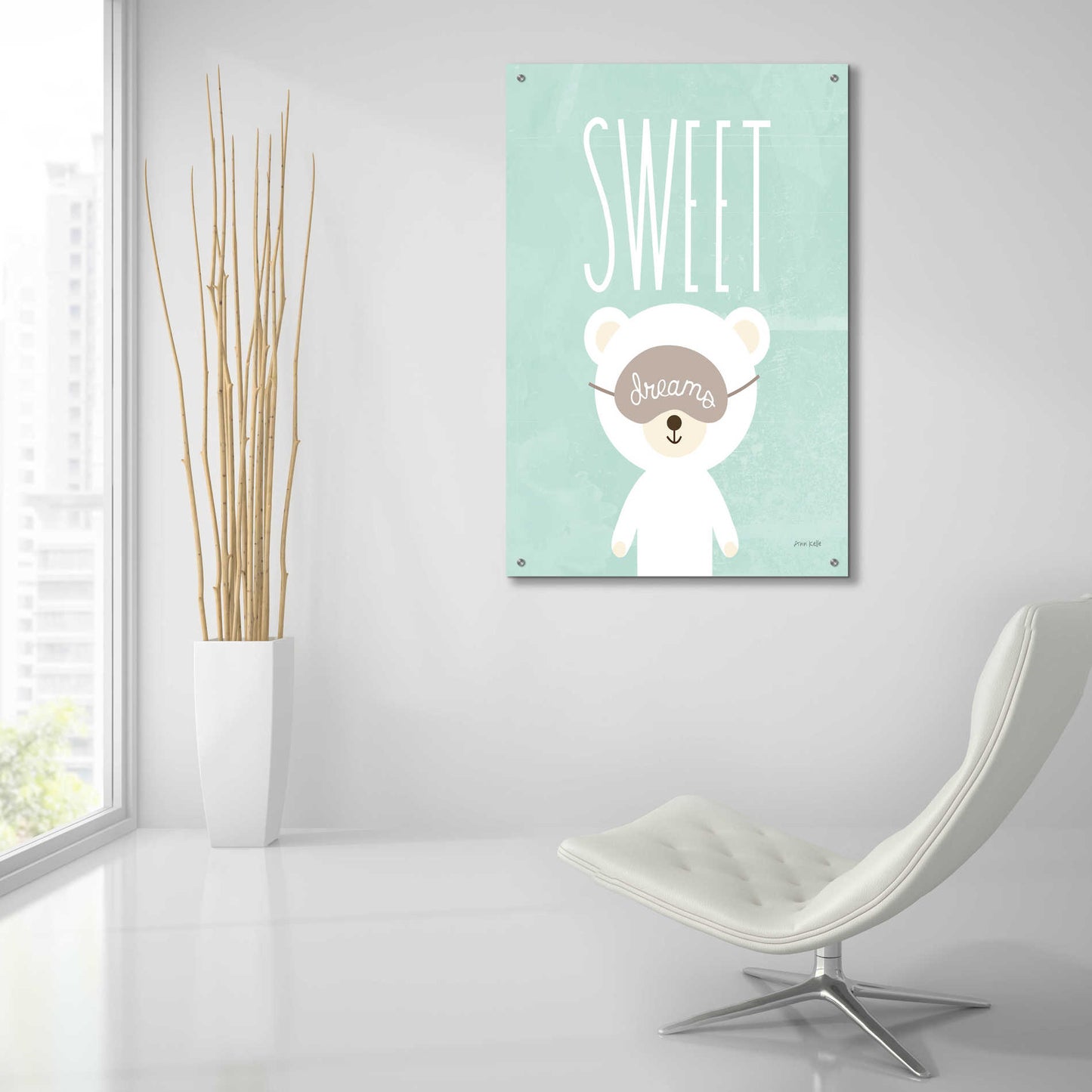 Epic Art 'Sweet Dreams' by Ann Kelle Designs, Acrylic Glass Wall Art,24x36