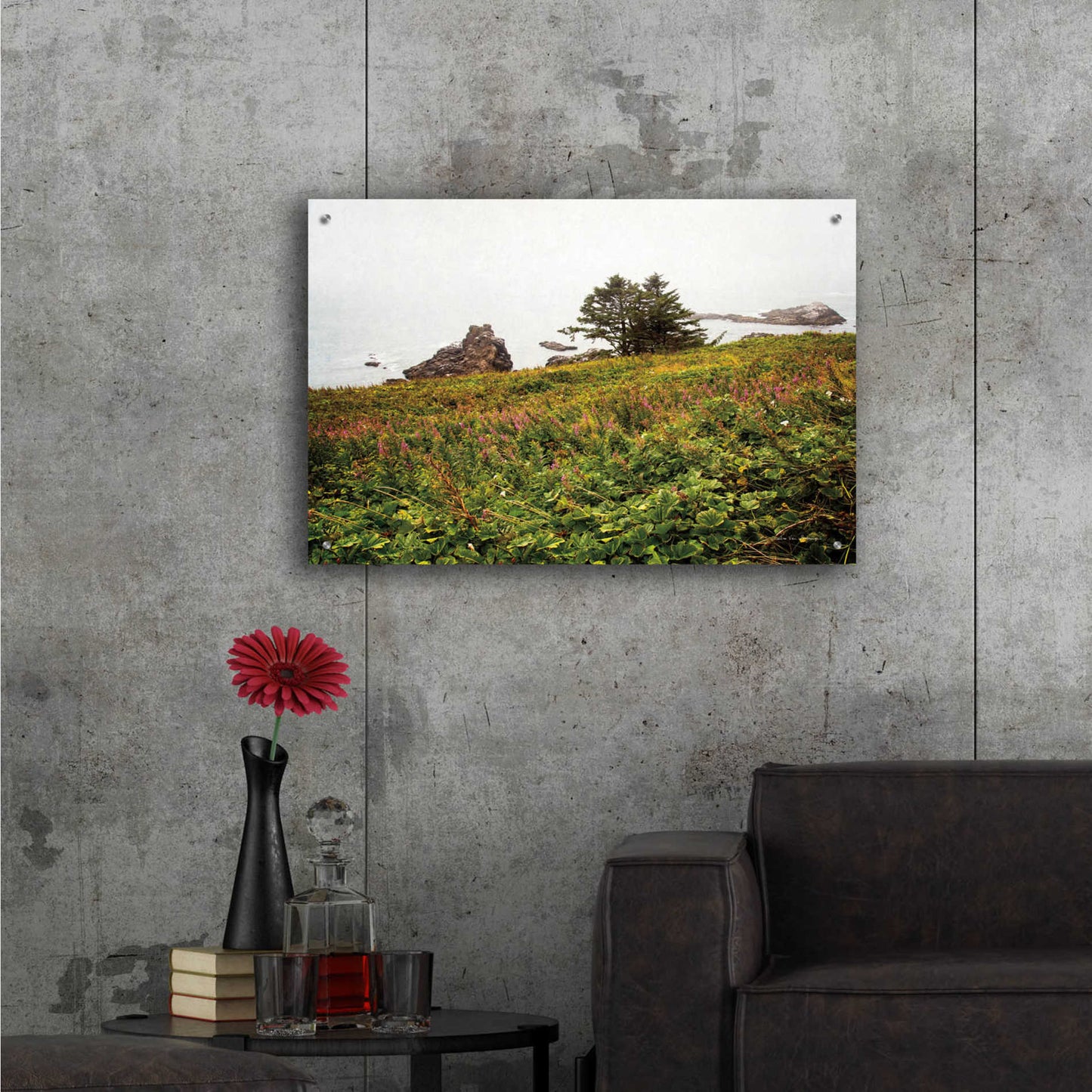 Epic Art 'Oregon Coast' by Debra Van Swearingen, Acrylic Glass Wall Art,36x24