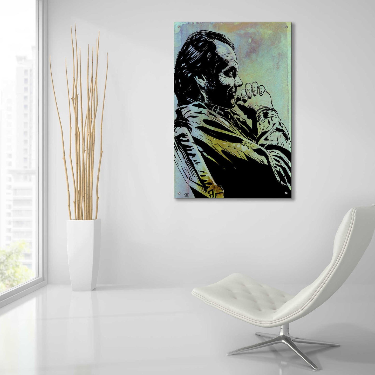 Epic Art 'Jack' by Giuseppe Cristiano, Acrylic Glass Wall Art,24x36