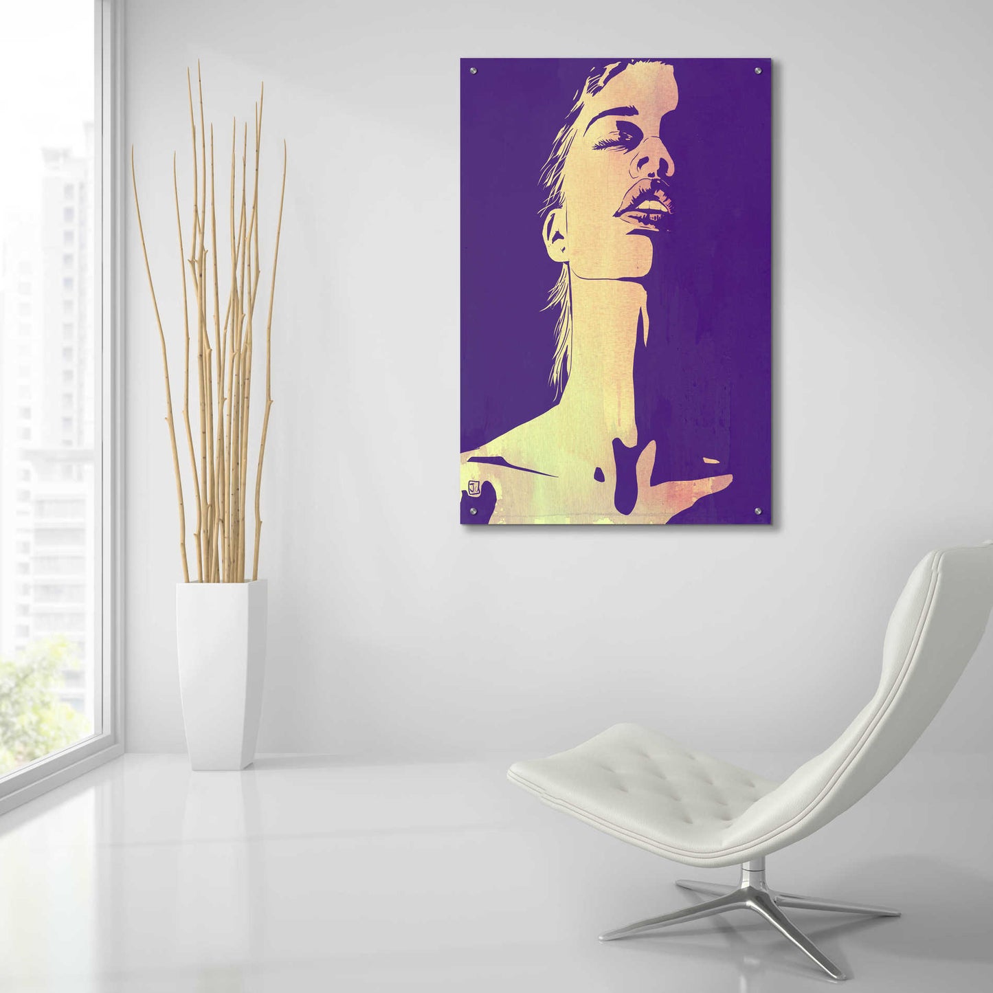 Epic Art 'Neck' by Giuseppe Cristiano, Acrylic Glass Wall Art,24x36