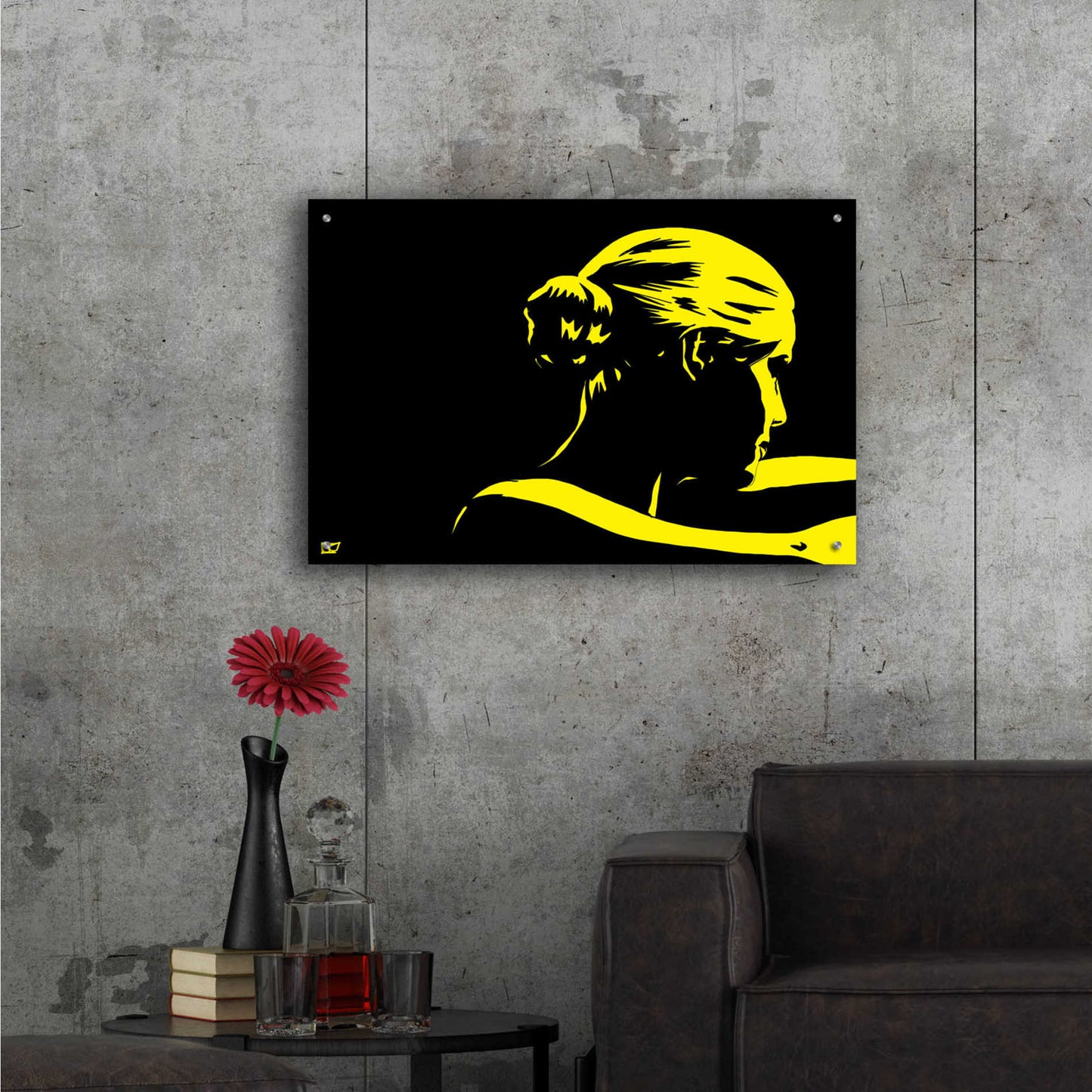 Epic Art 'Neon IV' by Giuseppe Cristiano, Acrylic Glass Wall Art,36x24