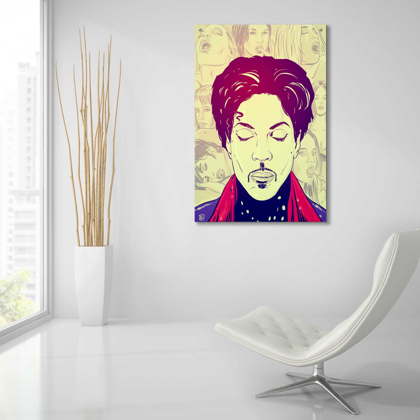 Epic Art 'Prince' by Giuseppe Cristiano, Acrylic Glass Wall Art,24x36