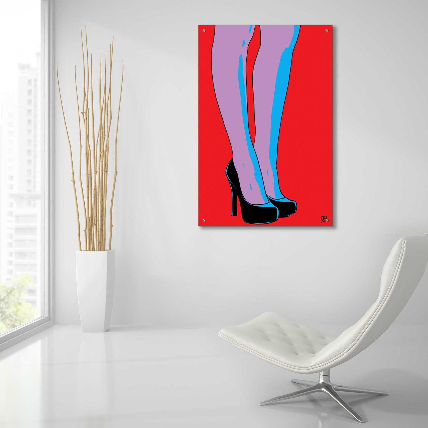Epic Art 'Shoes IX' by Giuseppe Cristiano, Acrylic Glass Wall Art,24x36