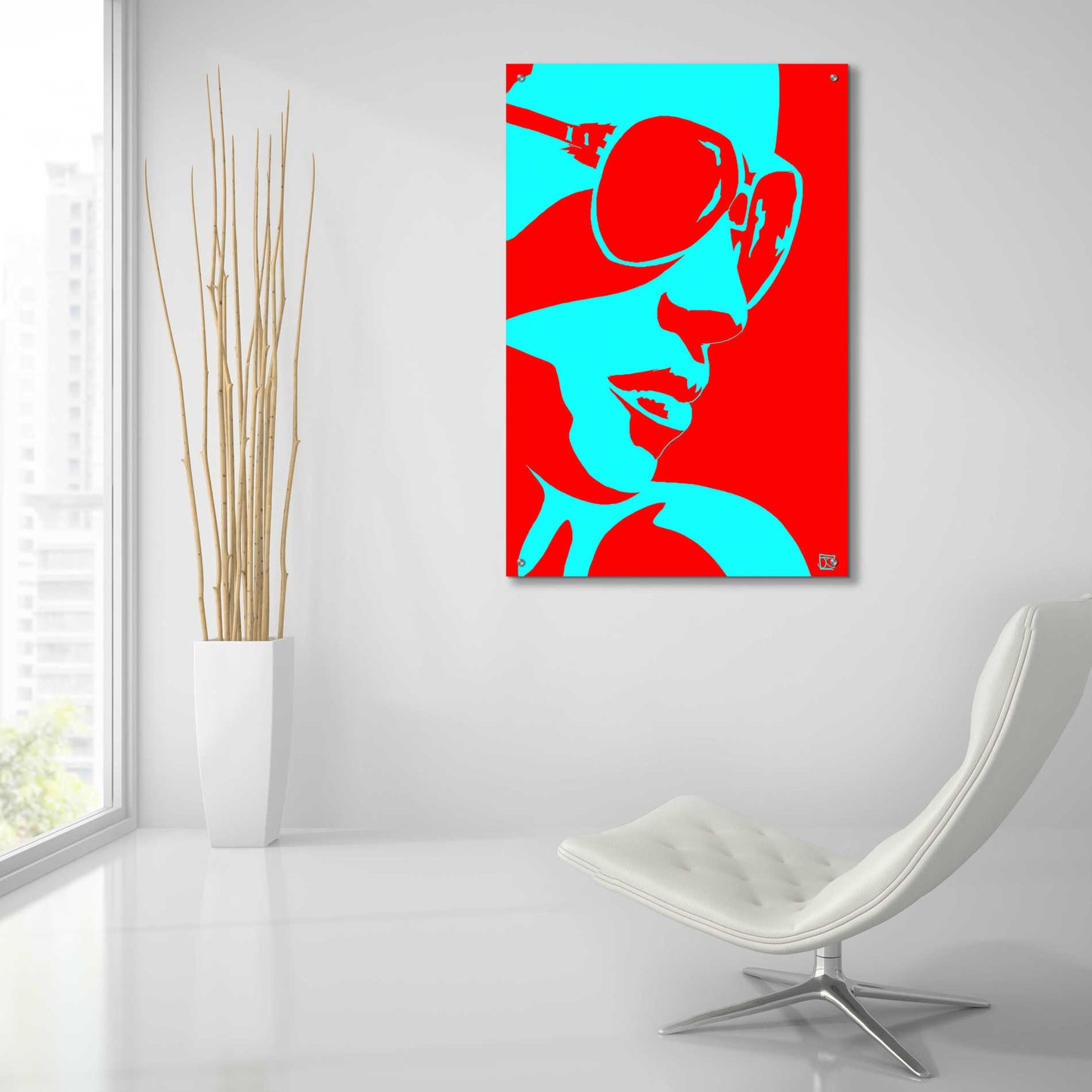 Epic Art 'Sunglasses' by Giuseppe Cristiano, Acrylic Glass Wall Art,24x36