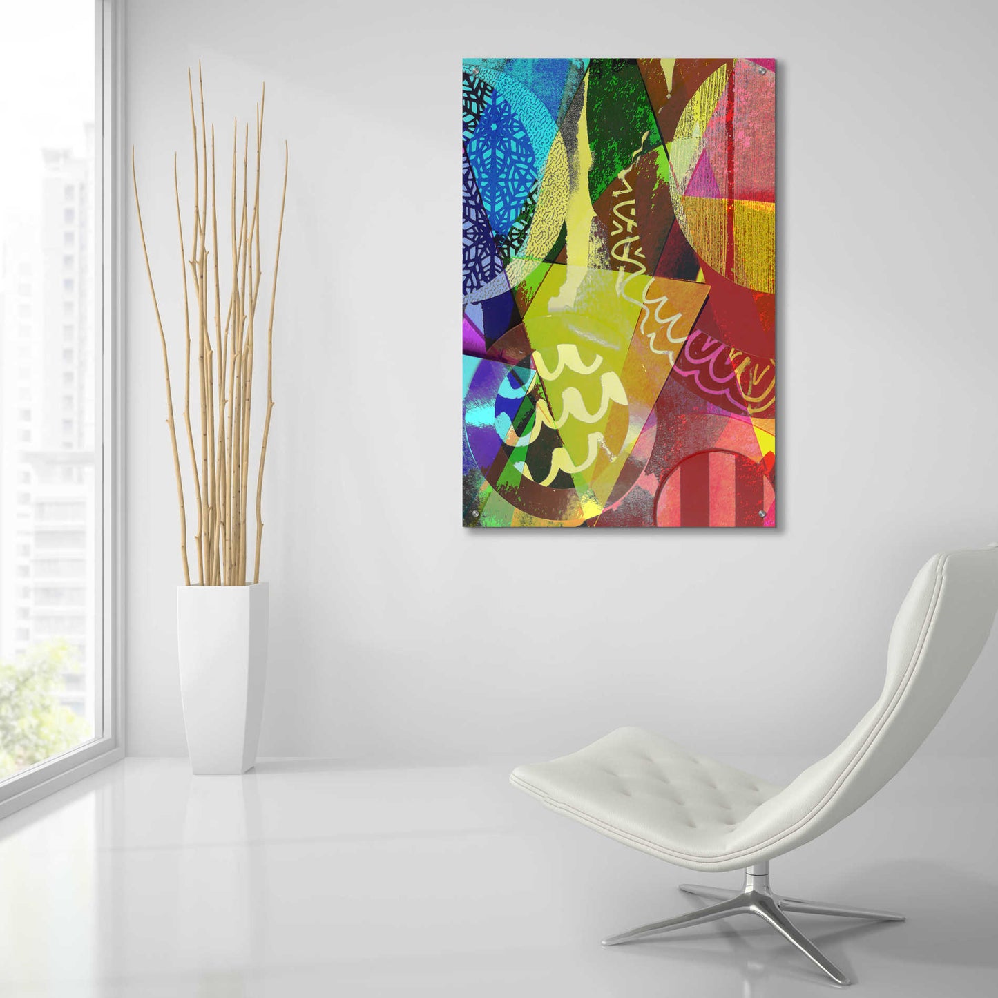 Epic Art 'Perky 2' by Shandra Smith, Acrylic Glass Wall Art,24x36
