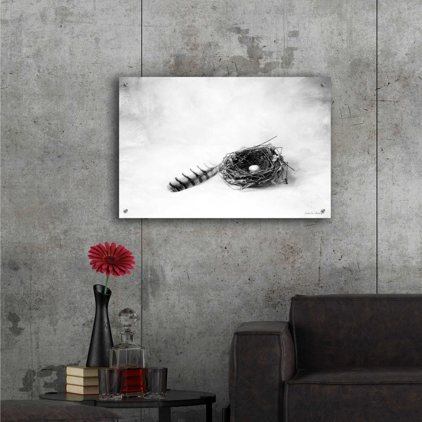 Epic Art 'Nestled IV' by Debra Van Swearingen, Acrylic Glass Wall Art,36x24