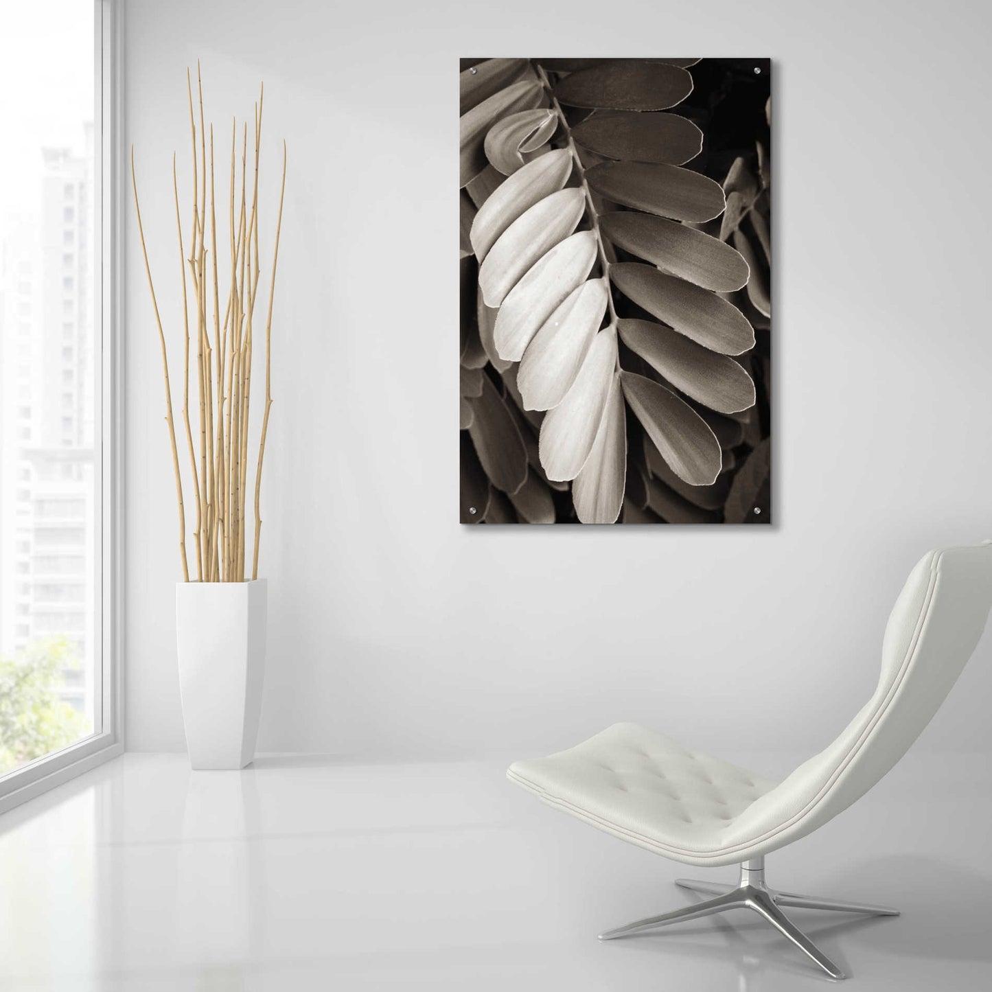Epic Art 'Tropical Plant I' by Debra Van Swearingen, Acrylic Glass Wall Art,24x36